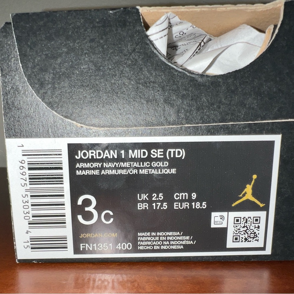 Jordan 1 Mid SE (TD) Sneakers